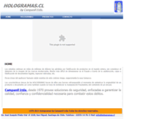 Tablet Screenshot of hologramas.cl